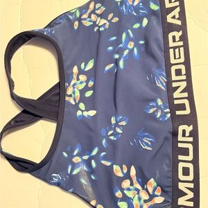 Under Armour Blue Compression Sports Bra